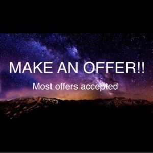 Reasonable offers accepted